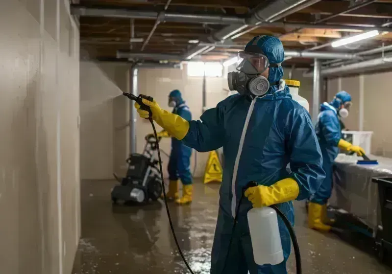 Basement Sanitization and Antimicrobial Treatment process in Breckenridge, CO