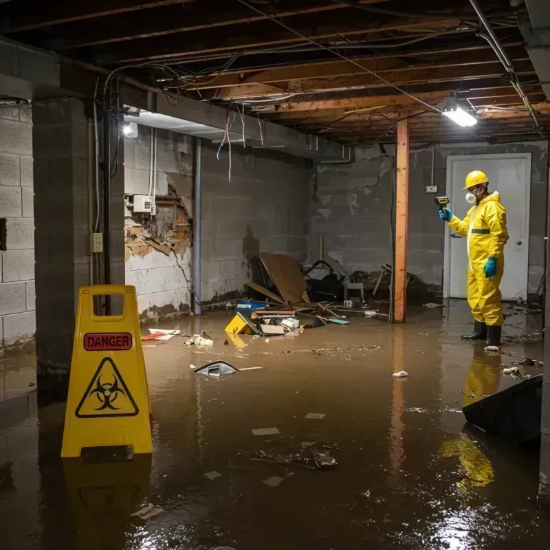 Flooded Basement Electrical Hazard in Breckenridge, CO Property